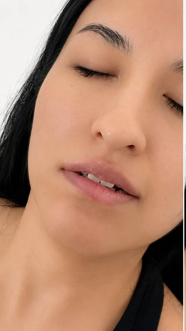 Before lip filler treatment at Silk Clinics Dubai — patient with thin lips and minimal lip volume.