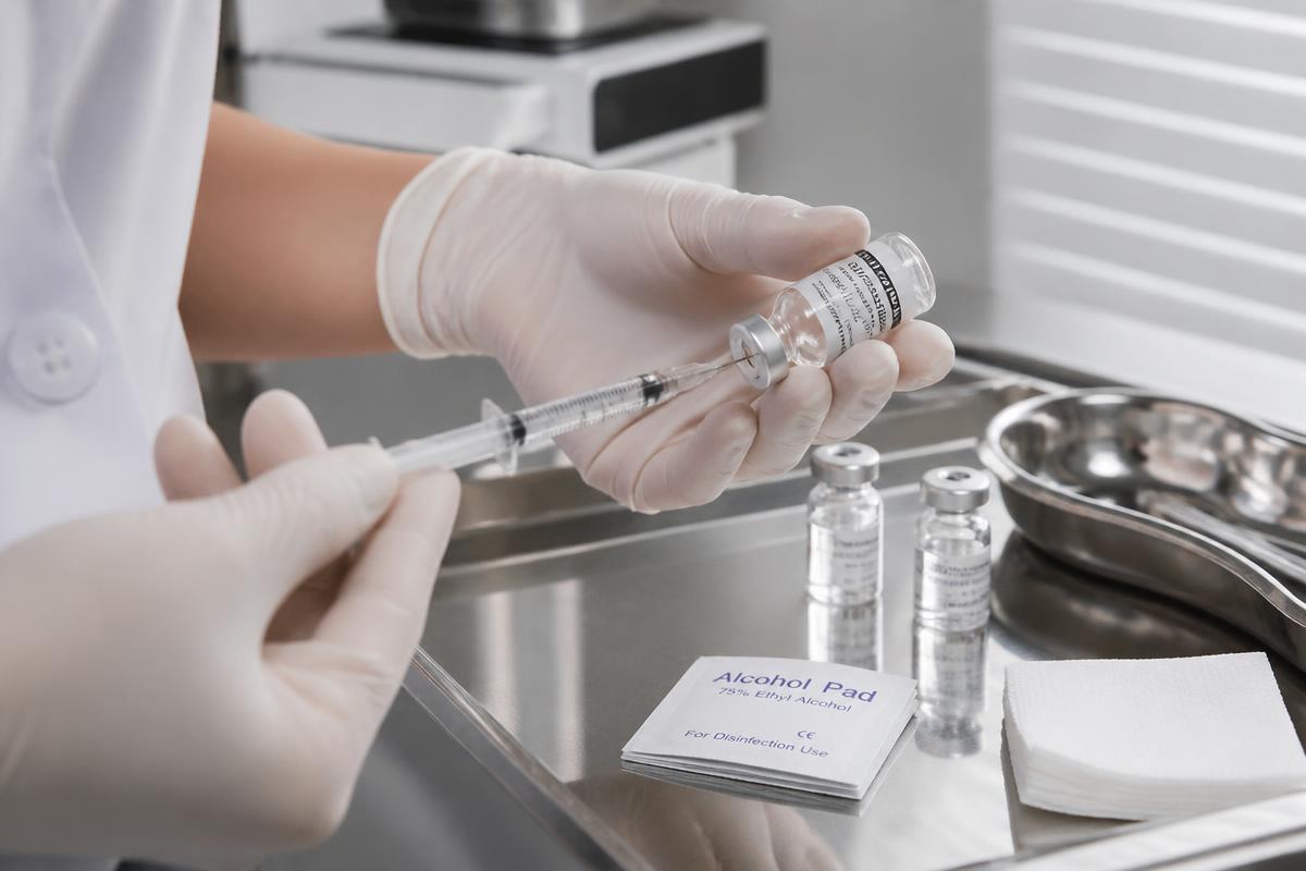 Injectable skin boosters for skin quality and hydration being prepared at Silk Clinics Dubai